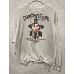 Living Epistles Jesus Chief Cornerstone Risen Warrior Tribe Judah Vtg Crew  XL